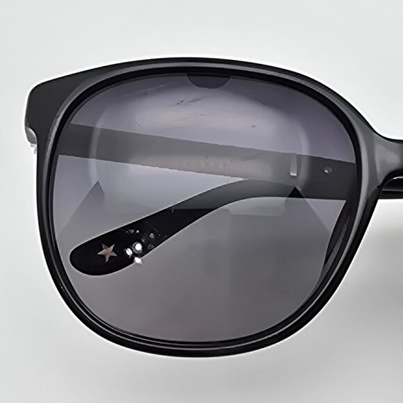 Jimmy Choo Paula 0FA3 Black Silver Glitter Sunglasses FRAME ONLY Italy 57-16-135 main image 12
